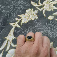 انگشتر عقیق رکاب برنجی دست ساز|بدلیجات|ری, علایین|دیوار