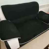 مبل ۷ نفره و‌ کاناپه و یک بوفه به همراه کریستال|مبلمان خانگی و میز عسلی|تهران, دربند|دیوار
