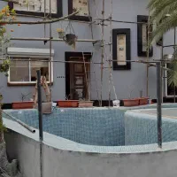 نقاشی ساختمان وچوب