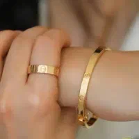 دستبندو انگشتر  لاو سایز یک