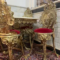 میز غذاخوری تمام برنز|میز و صندلی غذاخوری|قم, آذر (نکویی)|دیوار