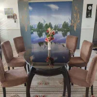 میز غذا خوری شش نفره