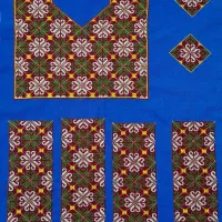 یقه دست دوز افغانستانی