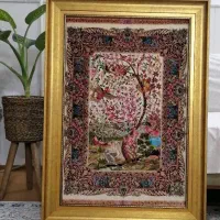 تابلو ابریشم دستبافت گونه با قاب