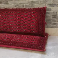 یک جفت پشتی ترکمن دست باف کاملا سالم