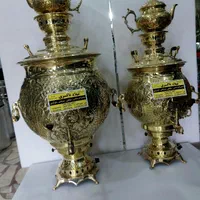 سماور گازی سنتی طلایی|سماور، چای‌ساز، قهوه‌ساز|ساری, |دیوار