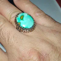 انگشتر فیروزه نقره ۹۲۵