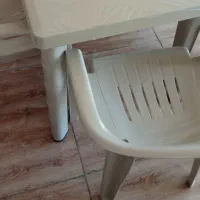 میز صندلی پلاستیکی