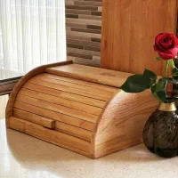 جانانی چوبی کرکره‌ای رابر قهوه‌ای