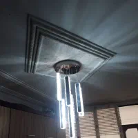 ۵ عدد لوستر کهکشانی تمام کیریستال ریموت دار|لوستر و چراغ آویز|گلستان (تهران), |دیوار