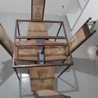 میز و صندلی غذاخوری فرفورژه سنگین