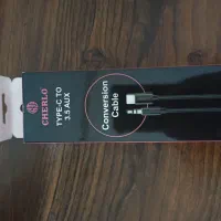 کابل تبدیل تایپ c به aux نو