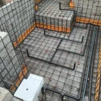 ساخت بتن استخر متری یکونیم با چک