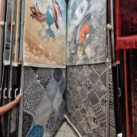 قالیچه عروسکی دخترونه گیلان طوسی و فیلی و بژ|فرش|مشهد, امیر|دیوار