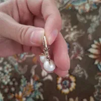 گوشواره نقره و مروارید پرورشی|جواهرات|مشهد, موسوی قوچانی|دیوار