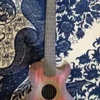 گیتار طرح چوب