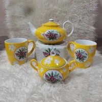 قوری چینی طرح دار|صنایع دستی و سایر لوازم تزئینی|کرمان, |دیوار