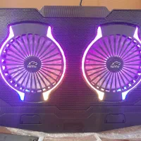 کولر پد دو فن TSCO مدل 3140(RGB دار رنگ مشکی)|قطعات و لوازم جانبی رایانه|قزوین, |دیوار