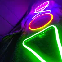 نئون طرح پی اس ۴|ریسه و چراغ تزئینی|رباط‌کریم, شترخوار|دیوار