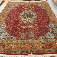 جفت قالی ۹متری آذرشهر تبریز نقشه هندسی