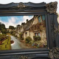 تابلو فرش منظره