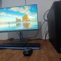 کامپیوتر و مانیتور hp core i5 نسل6