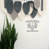 دیوار کوب مکرومه|صنایع دستی و سایر لوازم تزئینی|صومعهسرا, |دیوار