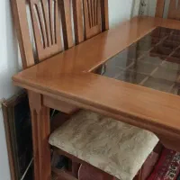 میز ناهارخوری ۴ نفره چوب راش