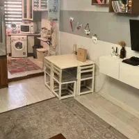 میز ناهارخوری چوبی کم جا