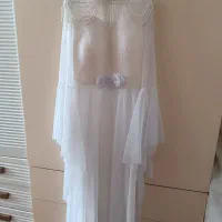 لباس سفید عقد وجشن نامزدی حراج فقط۷۰۰تومن نو هستن