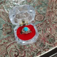 انگشتر نقره نگین فیروزه