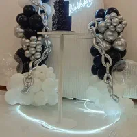 گل آرایی بادکنک آرایی تولد سفره عقد