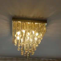 لوستر سقفی کریستالی|لوستر و چراغ آویز|اردبیل, |دیوار