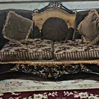 مبل سلطنتی ۷ نفره قیمت ویژه برای فروش فوری|مبلمان خانگی و میز عسلی|هشتگرد, شهرک بعثت|دیوار