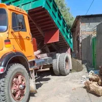 حمل‌ انواع‌ شن‌ و‌ ماسه‌ در‌محدوده‌ نرماشیر