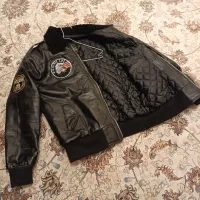 کاپشن چرم اصل بادیگاردی|لباس|کهریزک, |دیوار