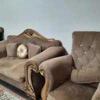 مبل ۹ نفره کاملا سالم و آباژور|مبلمان خانگی و میز عسلی|بندرعباس, |دیوار