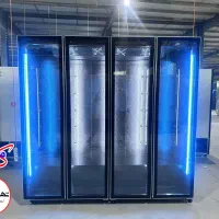فریزر و یخچال ویترینی چهار در ایستاده ارتفاع ۲m