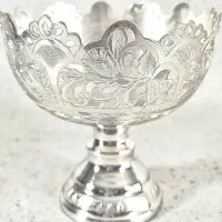 ظرف میوه خوری نقره ای فروش فوری