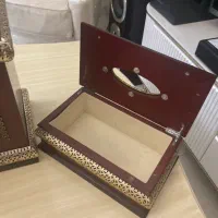 سطل و جای دستمال چوبی|صنایع دستی و سایر لوازم تزئینی|تهران, دردشت|دیوار