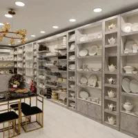 دکوردخانیات دکورعطاری میزسوپرمارکتی تخته شیاری|فروشگاه و مغازه|رباط‌کریم, نصیرشهر|دیوار