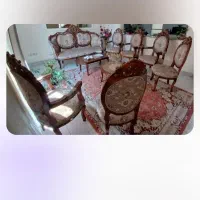 مبل سلطنتی ۹نفره در حد نو