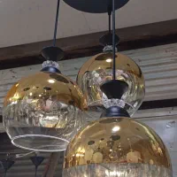 لوستر پرنور و زیبا|لوستر و چراغ آویز|شیراز, لاله|دیوار