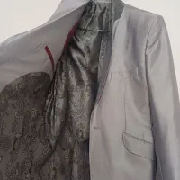 کت و شلوار نقره ای مردانه|لباس|شوط, |دیوار