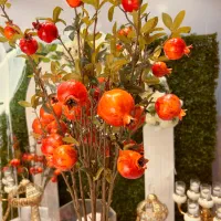 شاخه انار مصنوعی|گل مصنوعی|شیراز, وصال|دیوار