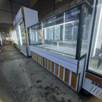 یخچال خوابیده پنیری پیشخوان دار  و گوشت