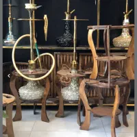 میز قلیون چوبی کافیبار ملزومات قهوه|کلکسیون و سرگرمی|مشهد, کوی المهدی|دیوار