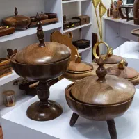 ست پذیرایی چوبی|ظروف سرو و پذیرایی|رشت, چله خانه|دیوار
