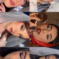 خدمات تخصصی عروس میکاپ و شنیون و اموزش حرفه ای