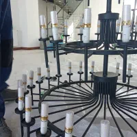 انواع لوستر های برنزی چوبی کریستالی بهترین کیفیت|لوستر و چراغ آویز|تهران, لاله زار|دیوار